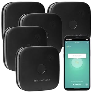 VisorTech 5er-Set WLAN-Rauchwarnmelder