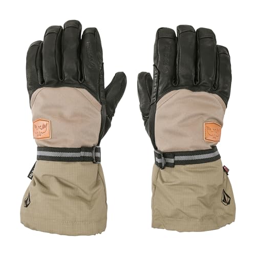 Gants de snow Gore-Tex Volcom homme marron pour le ski