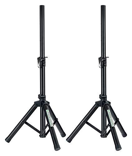 Pronomic SPS-5S Pieds d'enceinte en Acier Lot de 2 - Pieds d'enceinte Bas en Acier - Idéal pour Line arrays, Monitors et amplis acoustiques - Hauteur de 67 à...