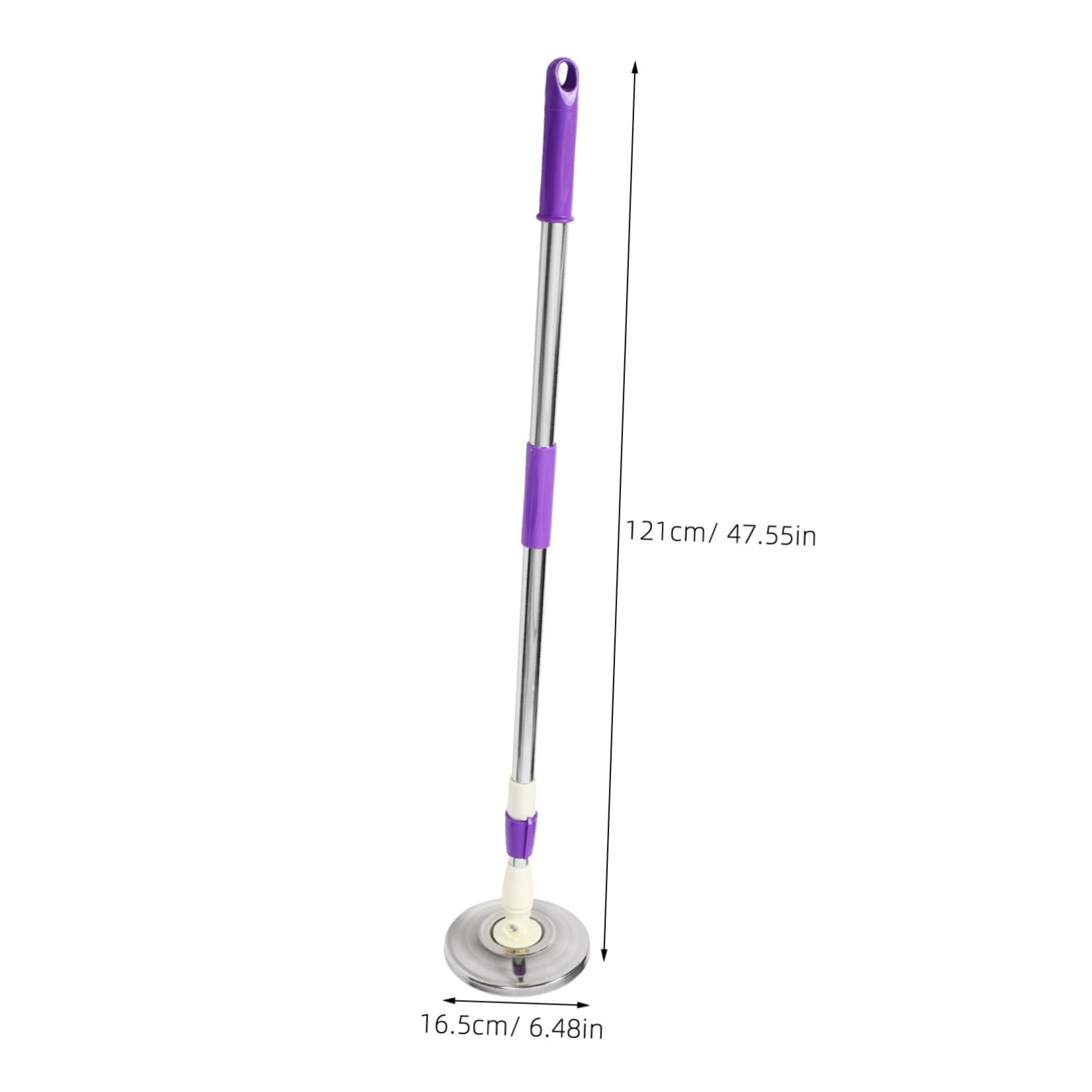 GOOHOCHY Mop Stick Replacement Stainless Steel Mop Rod Replacements for Commercial Use