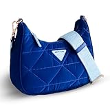 Agatha Ruiz de la Prada Bolso azul acolchado nylon detalle rombos