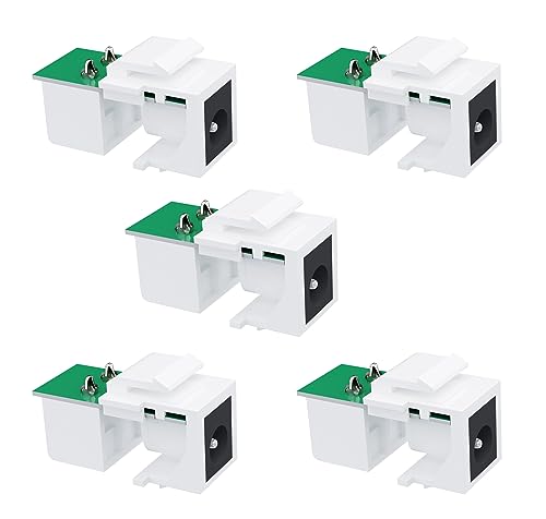 Conector DC Keystone 5.5mm x 2.1mm 12V Pack 5 miniatura 1