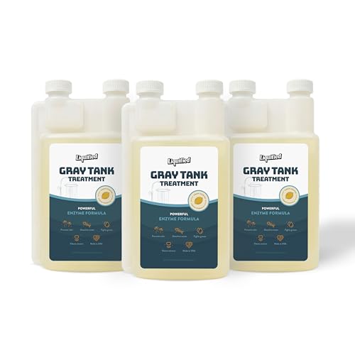 Image of Liquified RV Toilet Treatment - Gray Holding Tank Digester - Odor Eliminator - Lemon Scent - Matts RV Reviews - 3 Pack