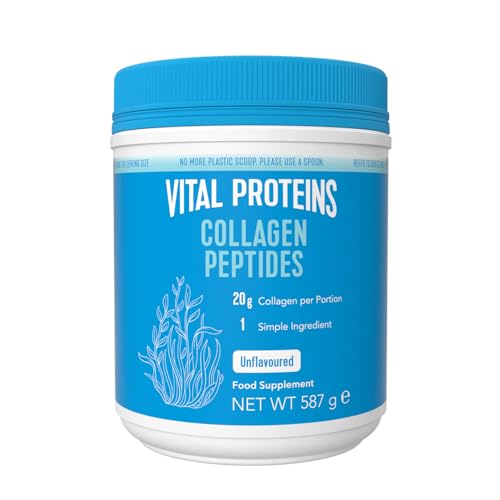 Vital-Proteins-Collagen-Peptides-Powder-Supplement-Type-I-III-Unflavoured-Hydrolszed-Collagen-Hair-Skin-Nail-Support-Supplement-Paleo-Gluten-Free-Non-GMO-20g-per-Serving-587g-Canister-1Pack