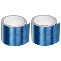 Sourcing Map 2pcs Tarpaulin Repair Tape 2" X 24.6ft Strong Adhesion PVC Waterproof Universal Tent Repair Tape Awning Repair Tape For Industrial Use DIY Home Repair, Black