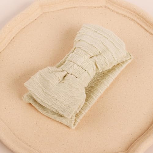 Baby Head Wraps Bowknot Headband Soft Elastic Knitted Headwear for Baby Girl Infant Hair Accessories Headbands Hairbands4