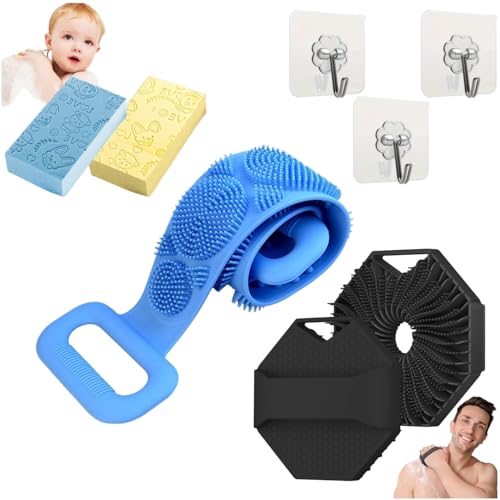 Image of Snika Silicon Brush Combo (baby sponge-belt-hexa Free hook)