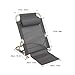 Lifting Bed Backrest, 6 Gears Adjustable Folding Sit Up Back Rest, Multifunction Bed Backrest Support for Elderly Patients Back Neck Lumbar Support