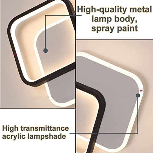 ZTWLEED Indoor LED Wall Lamp, 29W Color Temperature Adjustable 3000K/6000K/4000K - Image 4