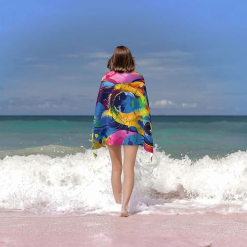 Serviette de plage teckel en microfibre sable libre pour extérieur