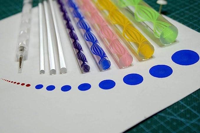 SCHMIDT Mandala Dotting Tools for Painting,Rock Paint Kits,Nail Art,Polymer Clay,DIY Supplies with Ball Stylus Dot Pen,Metal Modelling Ball (8 Pcs... - Image 7