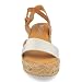 Sandalias Mujer con Tacon y Plataforma de Yute, Correa en el Tobillo,...