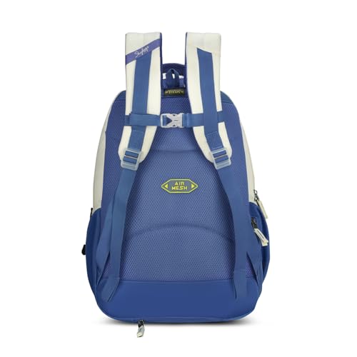 Image of Skybags Celeste 37L Casual Backpack for Girls with 3 Compartment & Adjustable Shoulder Strap | 16 Inch Padded Laptop Sleeve | Quick Access Front Pocket & Rain Cover | Perfect for School & Travel