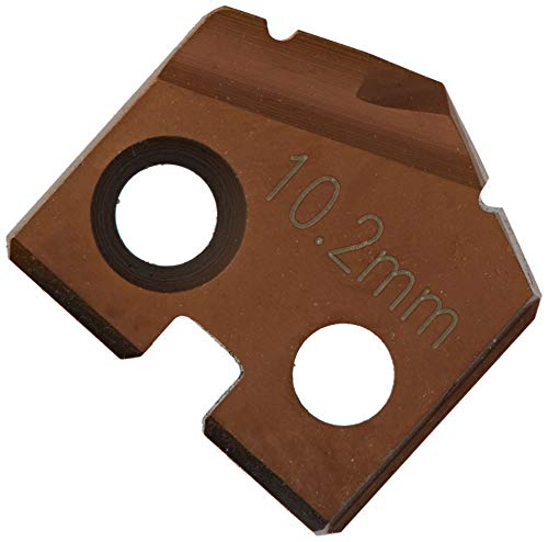 KARNASCH 2220100102 Plaquitas de Broca de Paleta, 10.20mm Diámetro, 132° Ángulo de punto