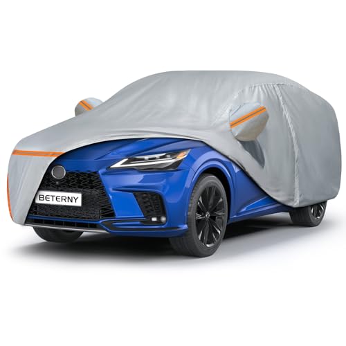 Capa de carro para Lexus RX/RX350/RX450H/RX500H 2008-2026, impermeável, personalizada, para todos os climas, sol, chuva, proteção contra poeira, neve, proteção para ambientes externos, com zíper de