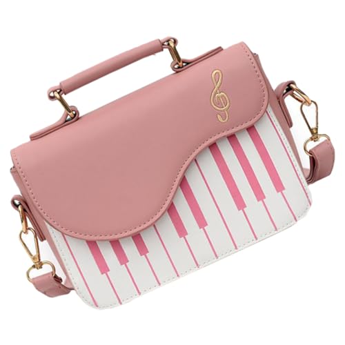 Paquet à bandoulière carré fini les sacs lourds style chic rose