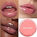 ColourPop So Juicy Plumping Glossy Lip Oil - Hydrating & Plumping Lip Oil with a Sheer Wash of Non-Sticky Color - Infused with Peptides, Ceramides & Ginger - Baby Panda (0.29)