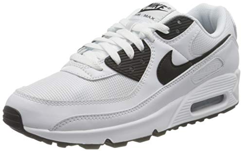 Preisvergleich Produktbild Nike Herren Air Max 90 Laufschuh, White Black White, 45 EU