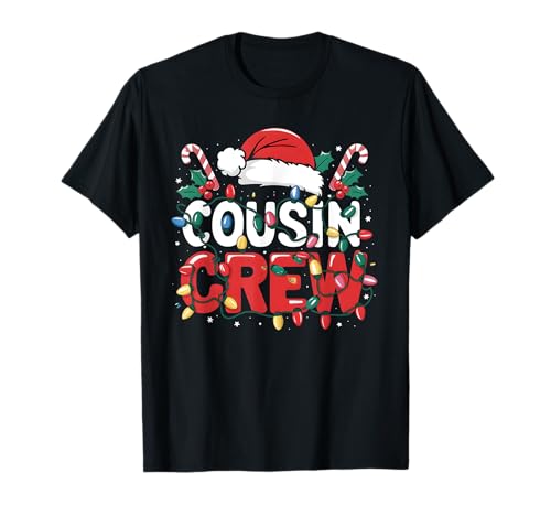 Cousin Crew Christmas Kids Cousins Christmas Crew Gifts Kids Maglietta