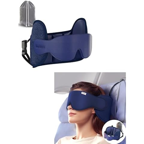 Inspireyes Travel Pillows for Airplanes and Upgraded U-Shaped Airplane Pillow, FSA HSA Eligible Approved Travel Accessories for Long Flight Cover