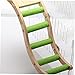 BESPORTBLE 2pcs Wooden Ladder Toy Bird Climbing Accessory Parrot Cage Budgerigar Supplies