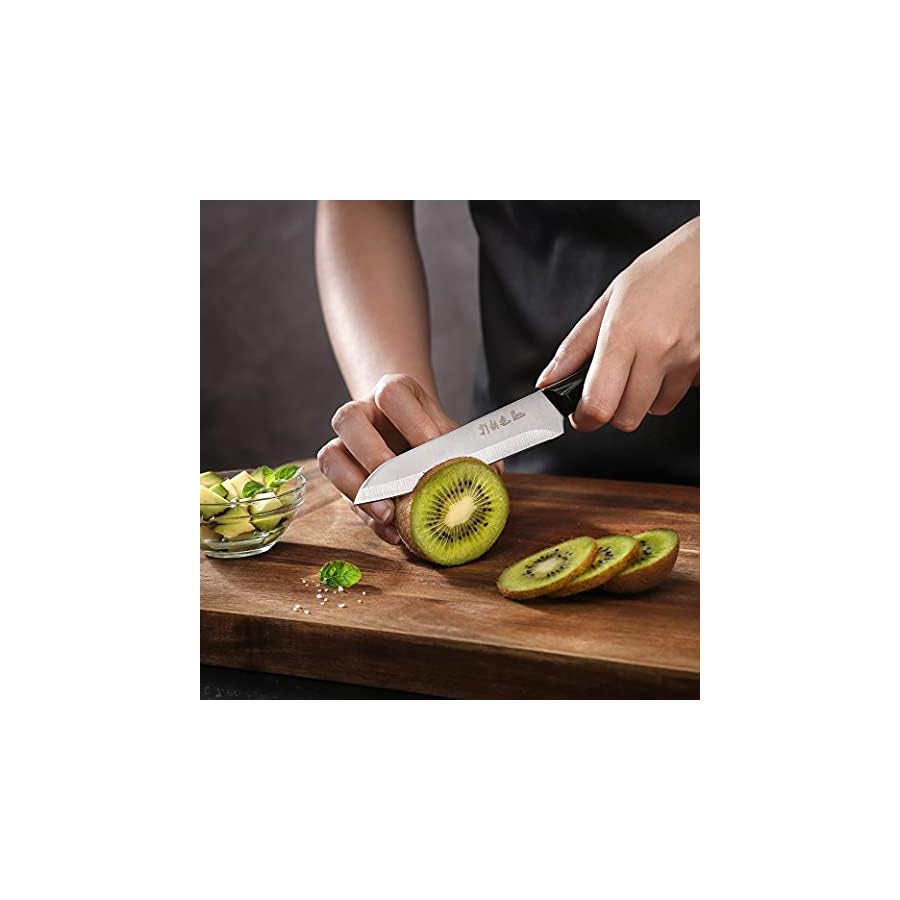 4PCS-Paring-Knife-445-inch-Fruit-and-Vegetable-Paring-Knives-Ultra-Sharp-Kitchen-Knife-Peeling-Knives-German-Stainless-Steel-ABS-Handle HAMMER IRON ALLEY 4PCS Paring Knife - 4/4.5 inch Fruit and Vegetable Paring Knives - Ultra Sharp Kitchen Knife - Peeling Knives - German Stainless Steel-ABS Handle