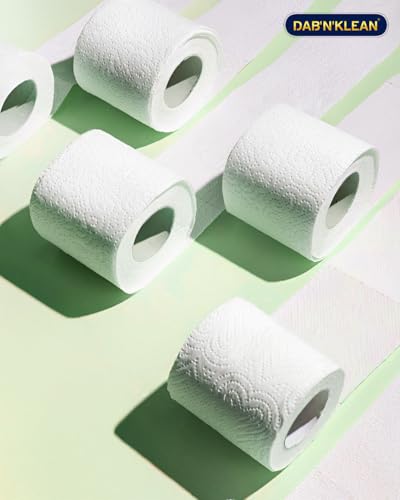 Image of 3 Ply Toilet Tissue Paper Roll - Pack of 6 | Soft & Ultra Absorbent | OBA-Free | Anti-Clog | Hygienic & 100% Natural Virgin Cellulose Fiber | 160 Pulls per Roll (6 Rolls (960 Sheets))