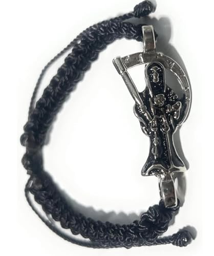 Black Thread Bracelet Pulsera Roja de hilo de la Santa Muerte