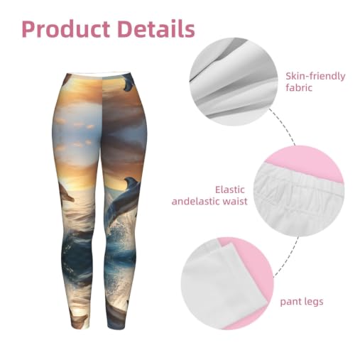 Pantalones de yoga sin transparencias con control de abdomen cómodo 6