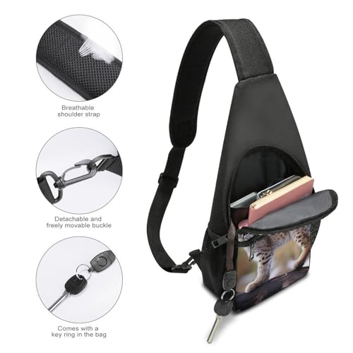 Morrales de senderismo Wild Bobcat Sling Bag miniatura 4