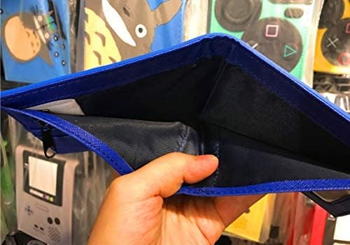 Vista 4 de CALM PLANET Cartera negra para hombre, cartera para identificación, carteras para niños, elegante cartera para hombre -F, H1- 003, Cartera