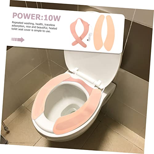 Yardwe Beheizter Toilettensitz Pu Pink Toilettensitze Kissen Für Den Winter Heizung Toilettensitzbezug Beheizter Toilettensitzbezug Haushaltskissen Kissen Toilettensitz Beheizter – Bild 8