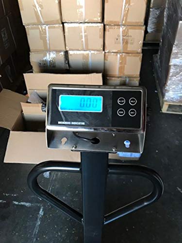 Báscula de banco con ruedas 300 lb x 0.02 lb miniatura 6