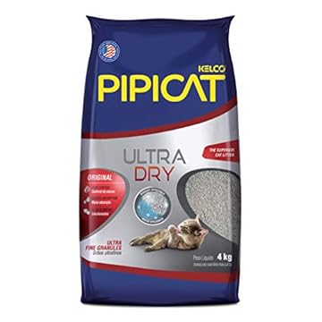 Pipicat Areia Higiênica Ultra Dry 4 kg