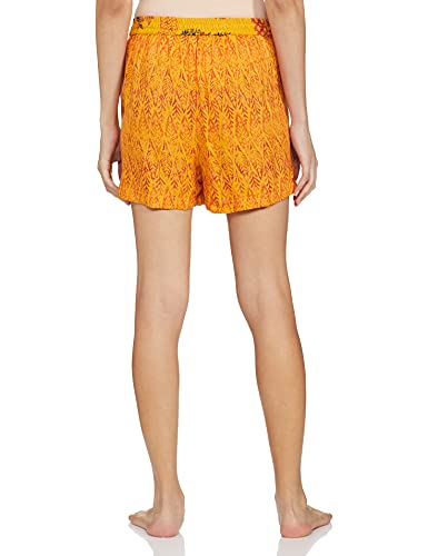 Image of Indigo Women's Bermuda Shorts (Pack of 2) (AW21 /BLC-064 E Color Name: White +Yellow S)