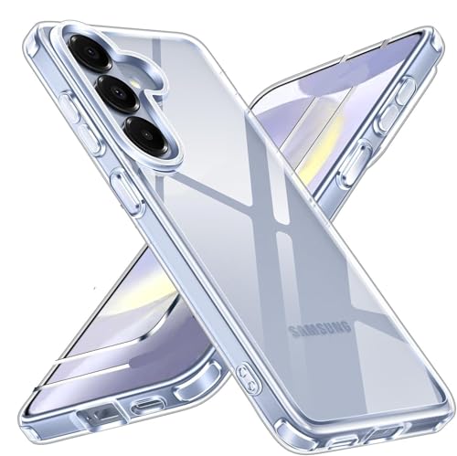 Image of ClearShield Transparent Back Cover for Samsung Galaxy S26 5G, Hybrid PC & TPU Shockproof Design, 360 Degree Protection Crystal Clear Case, Anti-Scratch Armor Mobile Phone Cover