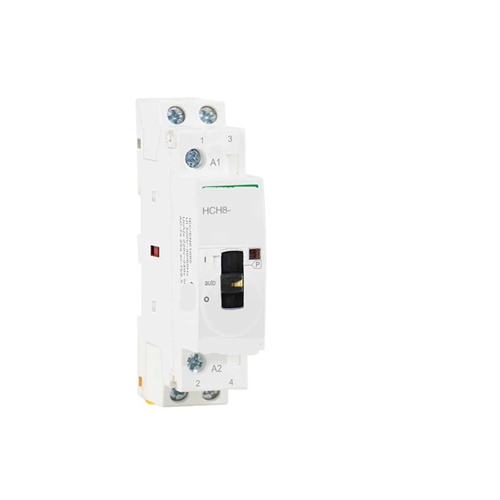 Contacteur modulaire AC 2P 25A 2NO 230V HCH8-25M rail DIN pour tableau electrique