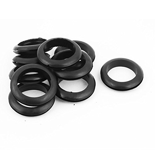 Aexit 40mm accesorios audio y video goma pasacables 10 piezas miniatura 1