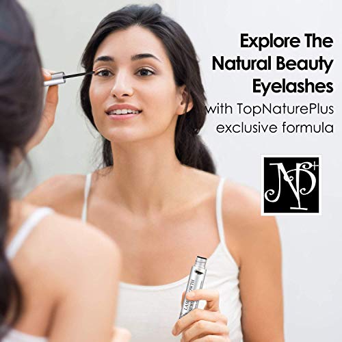 Eyelash Growth Serum, Natural Extract Eyelash Growth Treatment, Brow Serum with Biotin, Unisex Organic Lash Enhancers - 5 ML