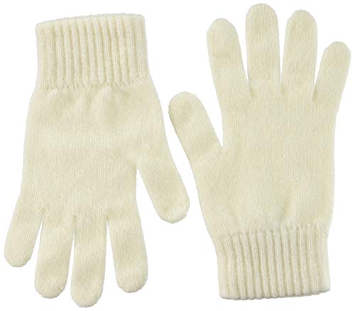 [ジョンストンズ]"HAY1001 GLOVE" カシミヤ グローブ メンズ F ホワイト