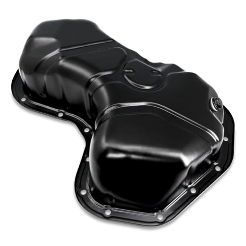 Lower Engine Oil Pan Sump with Drain Plug, Compatible with 2007-2017 Toyota Camry, 2006-2012 RAV4, 2008-2016 Highlander, 2007-2016 Sienna, 2005-2018 Avalon, 2009-2016 Venza & Lexus RX350 RX450h ES350