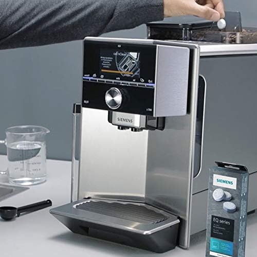 Siemens TZ80001B Cleaning Tablets EQ Bean to Cup Coffee Machines, White