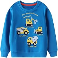 Codkkre Sudaderas Niño Dinosaurio Pullover de Algodón Bebé Niños