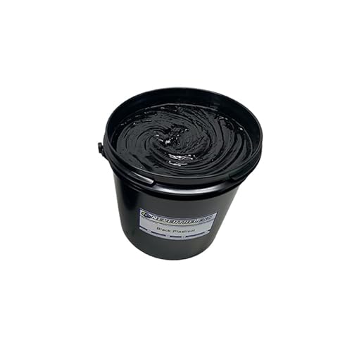 NTL Screen Printing Ink - Gallon - Black Plastisol Ink for Screen Printing - Made in The USA - Black Fabric Paint - Tshirt Silk Screen Ink