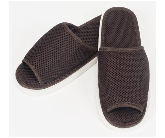 『SNS人気話題』三和 ウォッシャブルメッシュスリッパ 茶 1箱 100足入 SYZR-0010 子供 ゴム靴