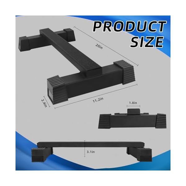 Steel Calf Raise Bar: Standing Calf Raise Machine - Calf Stretching Squat Foot Leg Stretch Block 4 Steel Calf Raise Bar: Standing Calf Raise Machine - Calf Stretching Squat Foot Leg Stretch Block - Image 4