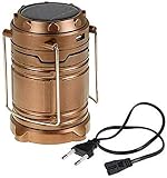 Jet Roy 5800 Campion tourch Rechargeable Solar Emergency Light Lantern with USB Mobile Charging, Torch Point, 2 Power Source and Lithium Battery