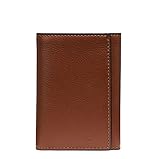COACH Men's Trifold Wallet in Saddle