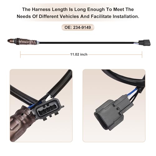 Sensor de Oxígeno Upstream para Nissan Rogue 2.5L 2014-2018 miniatura 3