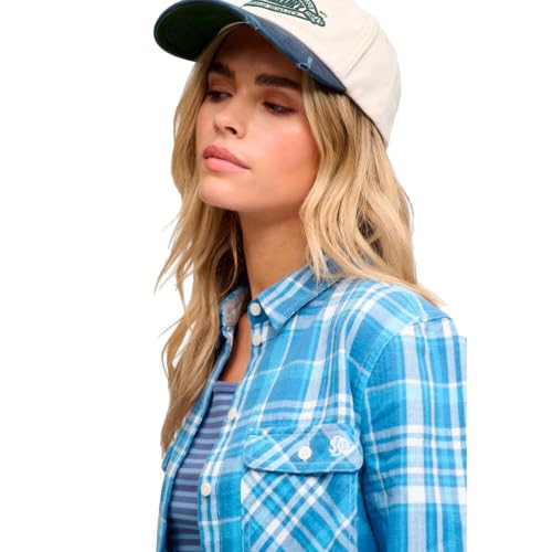 Chemise à carreaux en flanelle femme Superdry Lumberjack - vue 4